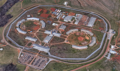 Aerial view of Limestone Correctional Facility