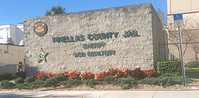 Pinellas County Jail sign